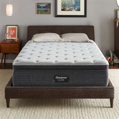 Beautyrest BRS900 Medium Pillow Top 14.75” Gel Memory Foam Queen Mattress