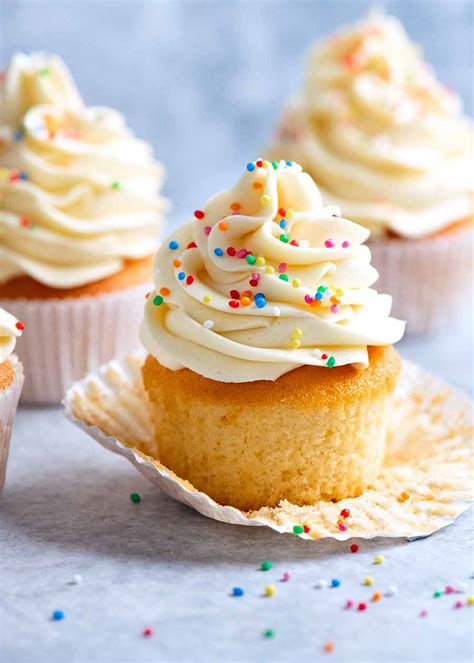 My Secret, Less-Sweet Fluffy Vanilla Frosting | RecipeTin Eats