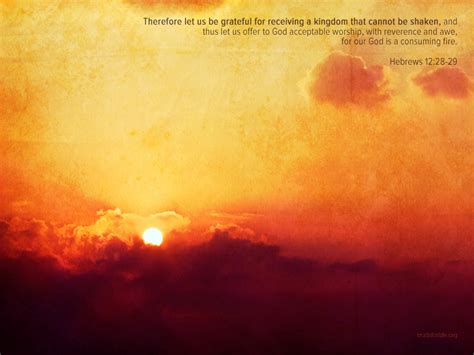 Wallpaper: God is a consuming fire - Truth For Life