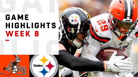 Browns vs. Steelers Week 8 Highlights | NFL 2018 - YouTube