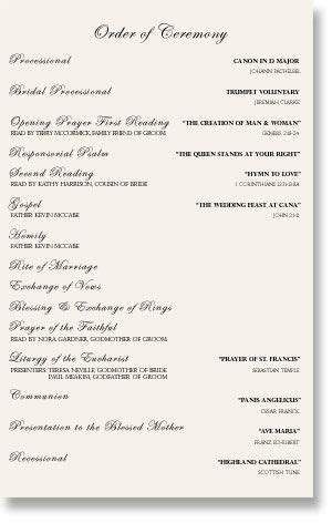 mkdphoto.com | Wedding reception program, Wedding ceremony programs ...