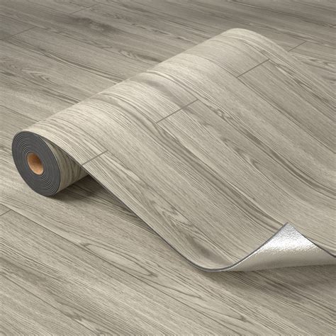 Oxdigi Peel and Stick Vinyl Flooring Roll 23"x 393"/64 Sq.Ft, Thicken ...