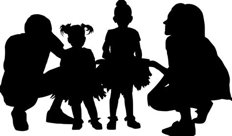 8 Family Silhouette (PNG Transparent) | OnlyGFX.com