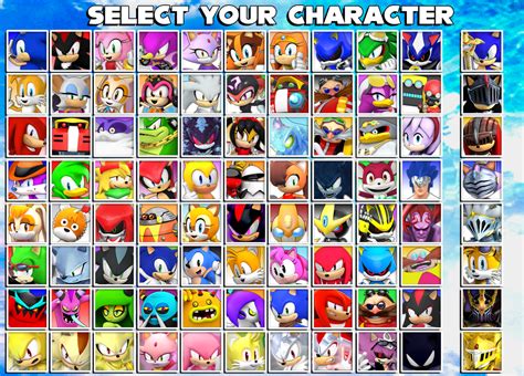 Sonic Character Select by Nibroc-Rock on DeviantArt | Sonic, Classic sonic, Sonic fan art