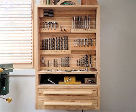 Build this cabinet to keep all of your drill press accessories close at ...