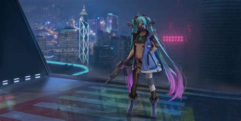 ArtStation - Cyberpunk miku