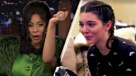 Cardi B Does a HILARIOUS Kardashian Jenner Family "OKURRR" Catchphrase Impression - YouTube