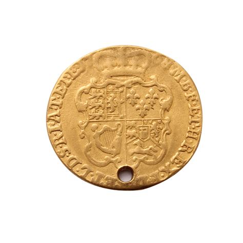 George III Gold Guinea Coin | 22ct Gold Coin | Neatly Holed