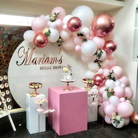 109PCS Pastel Macaron Pink Balloon Garland Arch kit 4D Rose Gold Metallic Red Silver WHITE ...