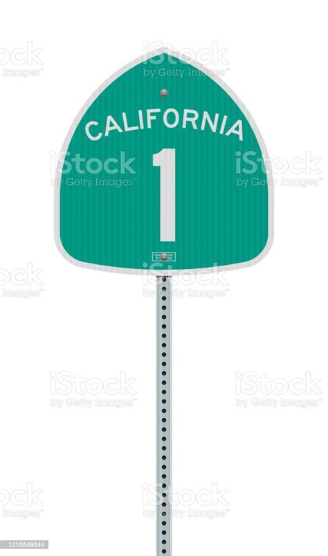 California State Highway Road Sign Stock Illustration - Download Image Now - California, Road ...