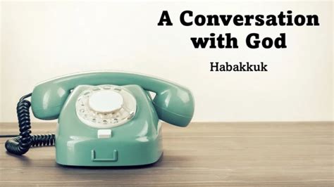 A Conversation with God - Logos Sermons