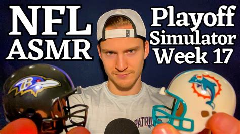 NFL ASMR - Playoff Machine Simulator (Week 17) - YouTube