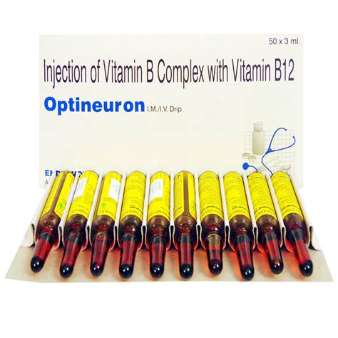 Optineuron Injection 10 x 3 ml | Uses, Side Effects, Price | Apollo Pharmacy