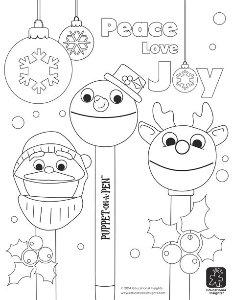 Happy Holidays Coloring Page - Coloring Home