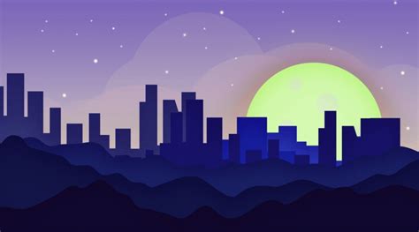 Vector City Background Material Picture, Vector City Background ...