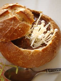 Black Bean Vegetable Soup in Sourdough Bowl | Yummmm! | Vegan Feast ...