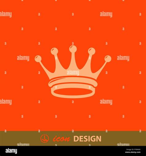 Le pictogramme de la couronne Image Vectorielle Stock - Alamy