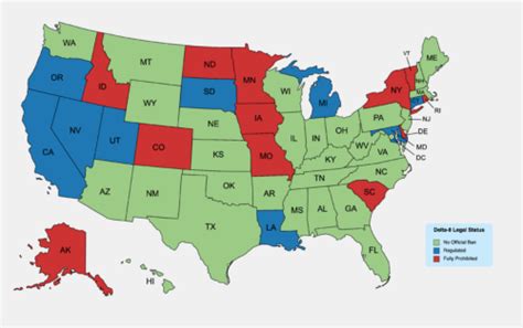 Where is Delta-8 THC Available or Banned? (Map of States)