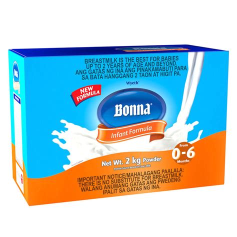 Bonna Infant Formula 400Gx5 2Kg - Rose Pharmacy Medicine Delivery