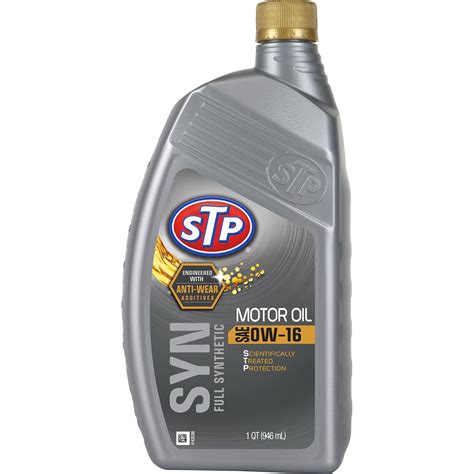 STP 0W-16 Synthetic Engine Oil 1 Quart