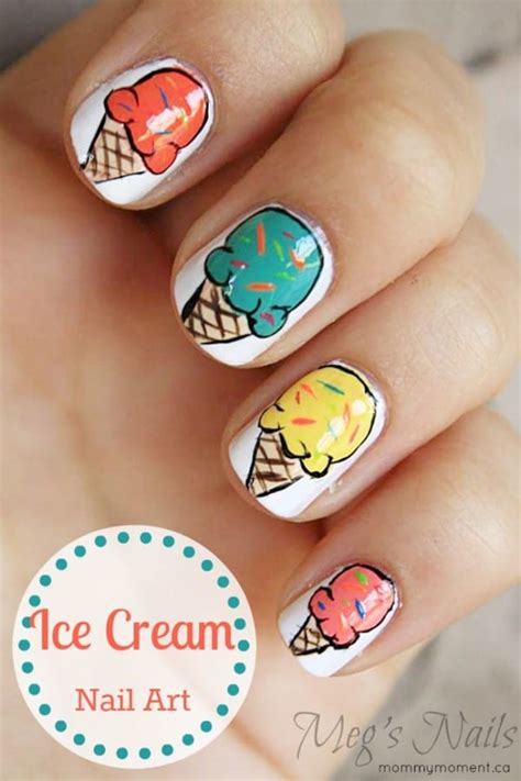 Ice Cream Nail Art