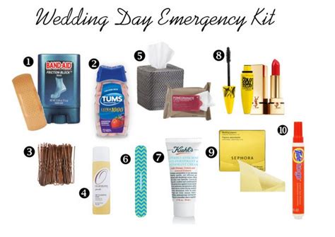 Wedding Day Emergency Kit - Roc The Party