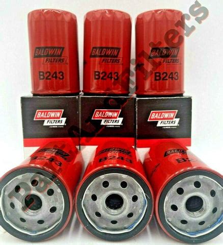 B243 Baldwin Engine Oil Filter (Pack Of 6) – PartAndFilters