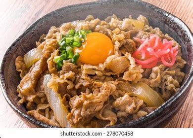 Beef Bowl Japanese Food Stock Photo 278070458 | Shutterstock