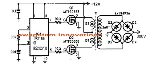 Half-Bridge Mosfet Driver IC IRS2153(1)D - Pinouts, Application Notes Explained | Circuit ...