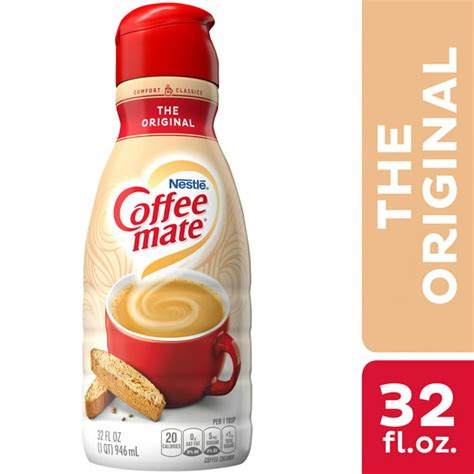 Nestle Coffee mate The Original Liquid Coffee Creamer 32 fl oz. - Walmart.com - Walmart.com