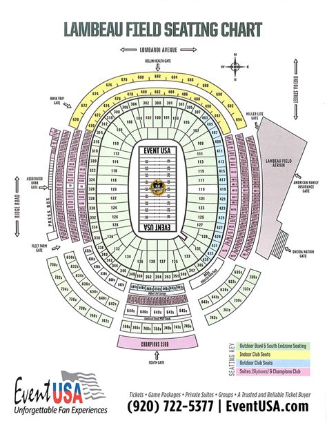 Lambeau Field Seating Chart Suites | Brokeasshome.com