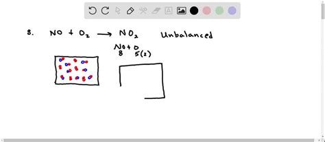 Nitrogen monoxide and oxygen react to form nitrogen dioxide. Consider the mixture of NO and O2 ...