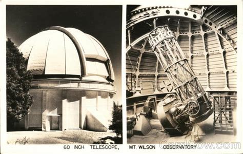 60-Inch Telescope, Mt. Wilson Observatory Mount Wilson, CA Postcard