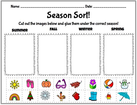 4 Seasons Activities, Poster! Seasons of the Year | Made By Teachers