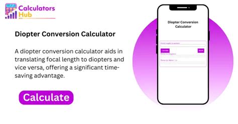 Diopter Conversion Calculator Online