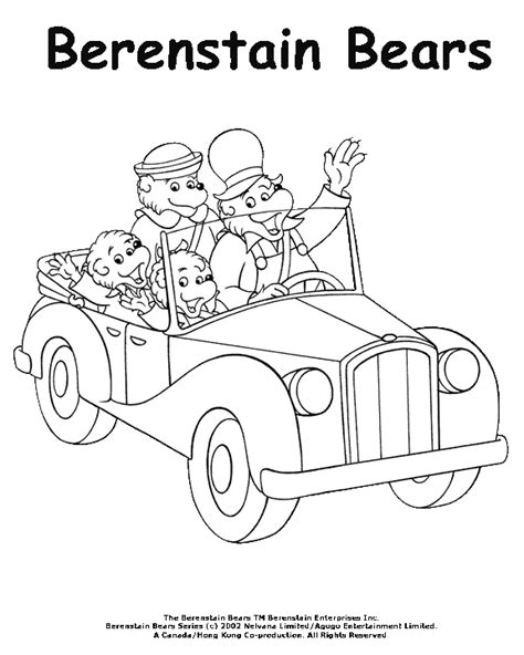 The Berenstain Bears Coloring Pages - Coloring Home