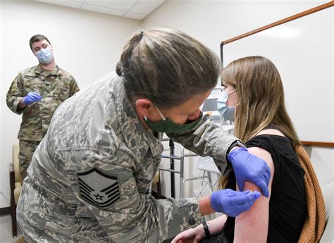 COVID-19 vaccines administered to DOD employees at Arnold Air Force ...