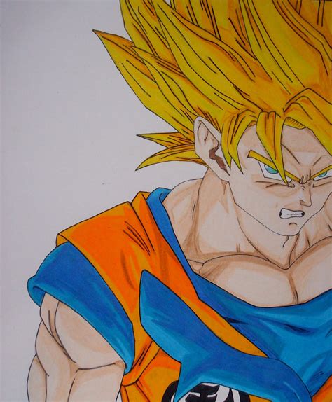 Goku Super Saiyan 2 by mento123 on DeviantArt