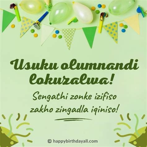 How to Say Happy Birthday in Zulu Language