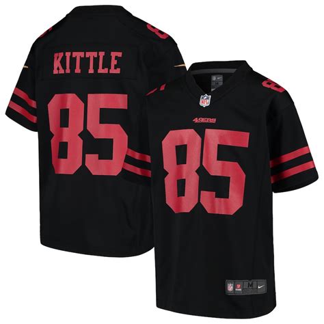 George Kittle San Francisco 49ers Nike Youth Game Jersey - Black