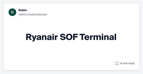 Ryanair SOF Terminal