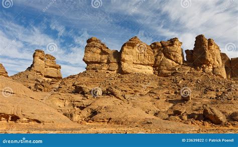 Akakus Mountains, Sahara Desert, Libya Stock Photo - Image of rock ...