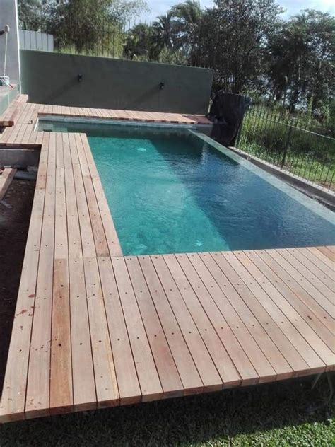 Timber Pool Deck Solutions in Sri Lanka | Pool Decking | Dutch Interior