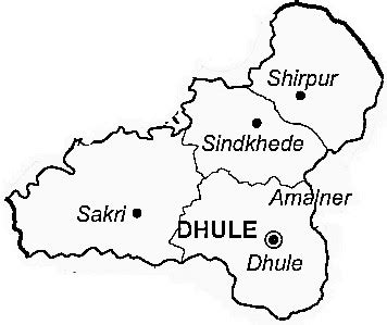 Dhule District | Dhule District Map