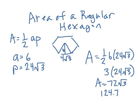 Area of a Regular Hexagon | ShowMe