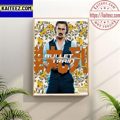 Bullet Train Tangerine Poster Canvas - Kaiteez