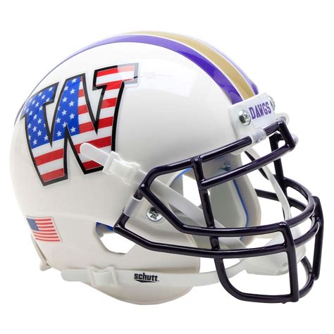 Washington Huskies Schutt USA Theme Mini Football Helmet