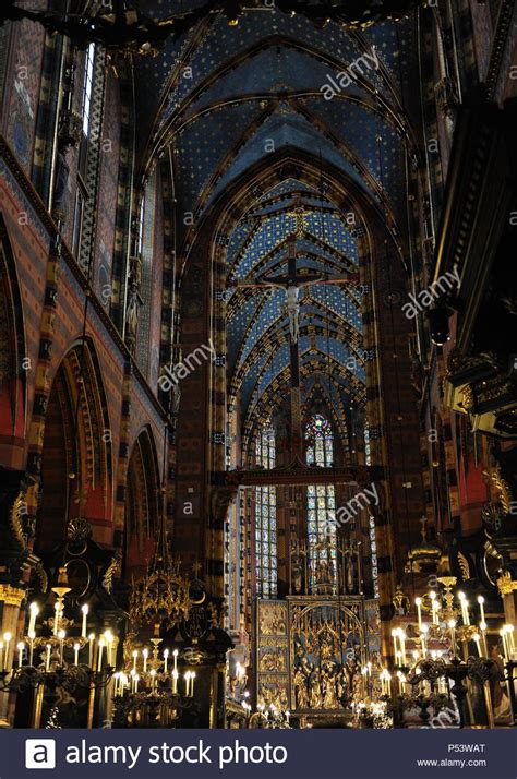 Poland Wawel Cathedral Interior Stock Photos & Poland Wawel Cathedral ...