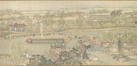 Xu Yang | The Qianlong Emperor's Southern Inspection Tour, Scroll Six: Entering Suzhou along the ...