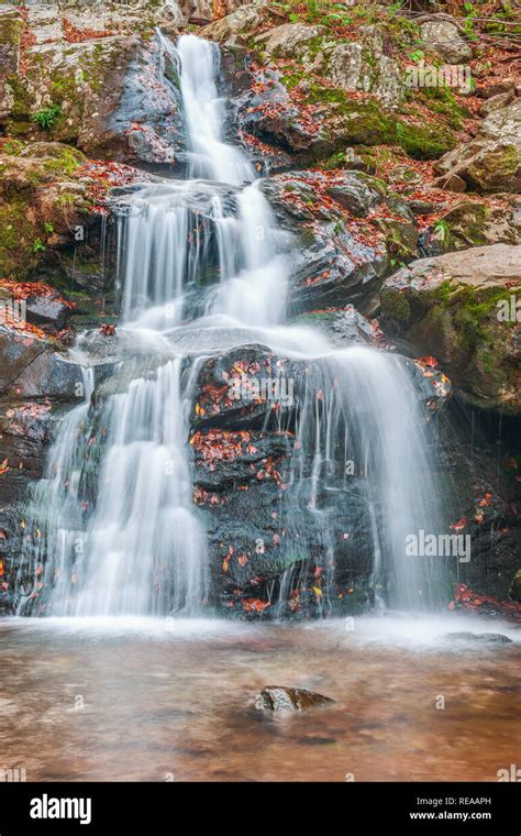 Dark Hollow Falls in autumn. Shenandoah National Park. Virginia. USA ...